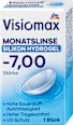 Silikon-Hydrogel Monatslinse Dioptrie -7,00 (6x1 Stück), Vorteilspack Visiomax