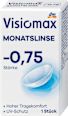 Monatslinse Dioptrie -0,75 (6x1 Stück), Vorteilspack Visiomax
