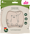 Teller lila/beige Nip