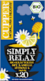 Kräutertee, Simply Relax mit Kamille, Zitrone & Honig (20 Beutel) Cupper