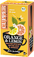 Früchtetee, Orange & Lemon mit Orange & Zitrone (20 Beutel) Cupper