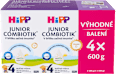pokračovací mléčná kojenecká výživa 4 Junior Combiotik 24m, 4x600g HiPP