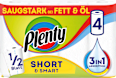 Küchenrolle Halbblatt Short & Smart 2-lagig Plenty