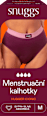menstruační kalhotky Hugger Iconic Burgundy, velikost M snuggs