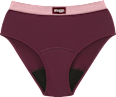 menstruační kalhotky Hugger Iconic Burgundy, velikost M snuggs