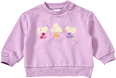 Sweatshirt mit Mäuse-Motiv, lila, Gr. 62 ALANA