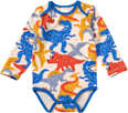 Body Langarm Pro Climate mit Dino-Muster, bunt, Gr. 74/80 ALANA