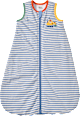 Schlafsack 2 TOG mit Streifen-Muster & Bagger-Applikation, blau, 70 cm ALANA
