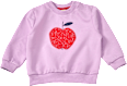 Sweatshirt mit Apfel-Motiv, lila, Gr. 74 ALANA