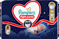 Éjszakai bugyipelenka, 6-os méret, 13-19 kg Pampers night pants
