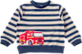 Sweatshirt mit Feuerwehr-Applikation, blau, Gr. 98 ALANA