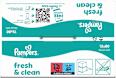 Vlhčené utierky Fresh Clean  15 x 80 Pampers
