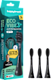 Aufsteckbürsten Eco Vibe 3+ All Black happybrush