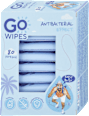 Vlhčené utierky s antibakteriálnym efektom GO WIPES