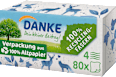 Taschentücher Box 100% Recycling-Fasern Danke