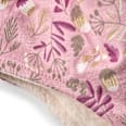 Mütze mit Blätter-Muster, rosa, Gr. 44/45 ALANA