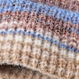 Strickmütze, bunt, Gr. 50/51 PUSBLU
