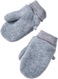Fäustlinge aus Fleece, grau, Gr. 2 PUSBLU