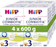 pokračovací mléčná kojenecká výživa 3 Combiotik 12m, 4 x 600g HiPP