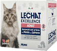 Multi pakiranje mokre hrane za odrasle mačke Govedina + Losos, 12x100 g LECHAT EXCELLENCE