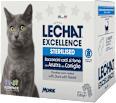 Multi pakiranje mokre hrane za sterilizirane mačke Raca + Zajec, 12 x 100 g LECHAT EXCELLENCE