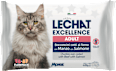 Multi pakiranje mokre hrane za odrasle mačke Govedina + Losos, 4x100 g LECHAT EXCELLENCE