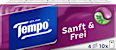 Taschentücher sanft & frei (10x9 St) Tempo