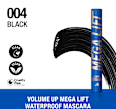 Mascara Volume Up Mega Lift 004 Waterproof Black MANHATTAN Cosmetics