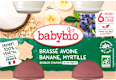 příkrm ovesné mléko, banán a borůvka 2x130 g babybio