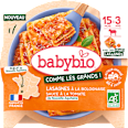 příkrm boloňské lasagne s farmářským hovězím masem babybio
