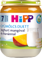 Bio bébidesszert joghurt mangóval és banánnal, 7 hónapos kortól HiPP
