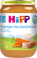 Bio bébimenü sárgarépa-rizs borjúhússal 5 hónapos kortól HiPP
