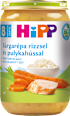 Bio juniormenü sárgarépával, rizzsel és pulykával  8 hónapos kortól HiPP