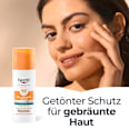 Eucerin Sun Protection Oil Control Tinted Dry Touch Sun Gel-Creme Mittel LSF 50+  Eucerin