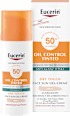 Eucerin Sun Protection Oil Control Tinted Dry Touch Face Sun Gel-Creme LSF 50+ Hell Eucerin