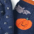 ABS Socken mit Halloween-Muster, blau, Gr. 19/22 ALANA