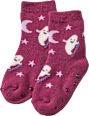 ABS Socken mit Geister-Muster, lila, Gr. 19/22 ALANA