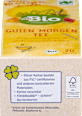 Kräutertee "Guten Morgen" mit Zitronengras & Zitronenverbene (20 Beutel) dmBio