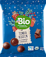 Praline di cioccolato con ripieno di crema al cacao con fava TONKA Bio dmBio