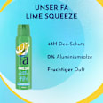 Deospray Fresh Lime Squeeze Fa