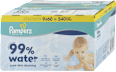 Vlhčené utierky 99% water 9 x 60 Pampers baby-dry
