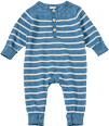 Strickoverall mit Mitwachsfunktion, blau, Gr. 56
 ALANA