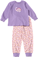 Schlafanzug mit Blumen-Muster & Dino-Motiv, lila, Gr. 86/92 ALANA