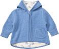 Jacke aus Wollwalk mit Mitwachsfunktion, blau, Gr. 62/68 ALANA