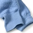 Hose aus Wollwalk mit Mitwachsfunktion, blau, Gr. 62/68
 ALANA