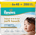 Feuchttücher aqua soft touch (6x48 St) Pampers