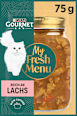 Nassfutter Katze reich an Lachs, my fresh menue Purina Gourmet