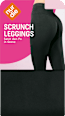 Leggings Scrunch schwarz Gr. 36/38 nur die