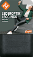 Leggings in Leder-Optik schwarz Gr. 36/38 nur die