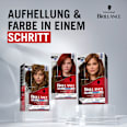 Haarfarbe L843 Leuchtendes Rot Schwarzkopf Brillance